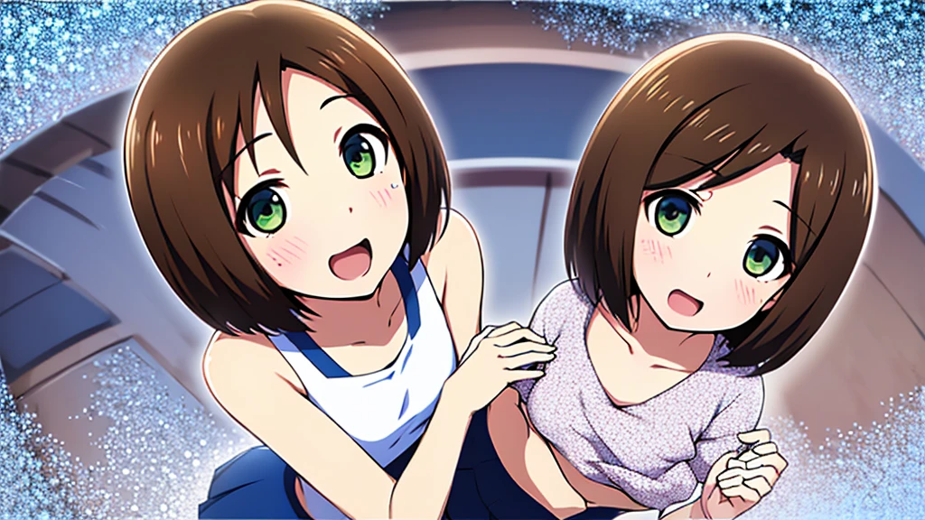 Highest quality、High resolution、Detailed Background、(Beautiful face in every detail:1.4)、Anatomically correct、(Detailed facial expressions)、(fine grain:1.2)、8-year-old beauty、cuteカラーの髪色、Braided Ponytail、Braided bob cut、Braided twin tails、Navy School Swimsuit、(Flat Chest)、Perfect body line、Thick thighs、Please show me your whole body、 Big smile、Laughing with your mouth open、My whole body is wet、My hair is wet too、Fun atmosphere、cute仕草、cute