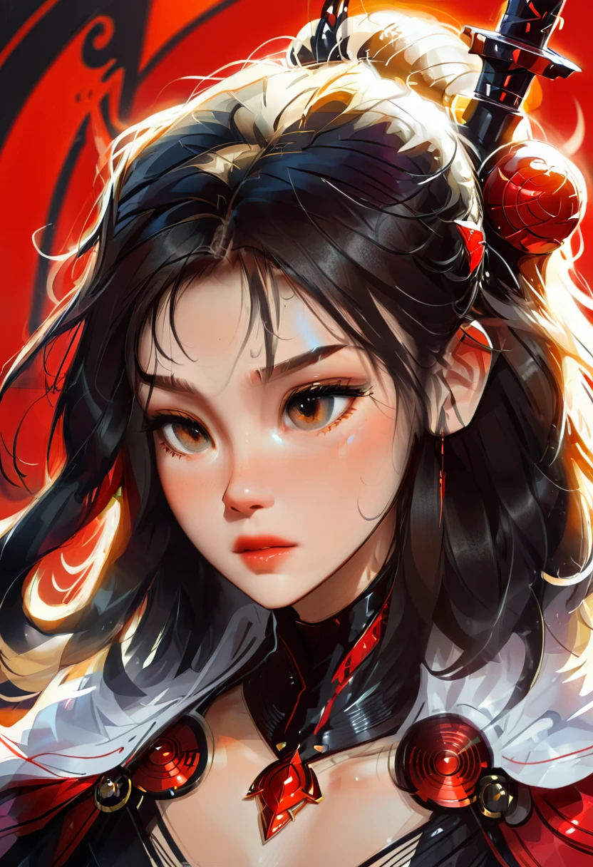 Slayer of Apep, Kiss Of Death, Elara, Legacy of the Red Sun, RPG Reference, art by ilya kuvshinov, artgerm, Alphonse mucha, and Greg Rutkowski, Trending on Artstation, octane render, Insanely Detailed, 8k, HD