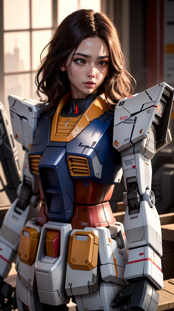 inbox\(Teddorp\), (8K, RAW photos, best quality, masterpiece:1.2), whole body, ((In a toy box with a window)), (Beautiful and delicate face), (Beautiful and delicate eyes) ,Solitary, on the table,1 Girl,Red Cliff,Lovely,younger,
A giant (Gundam rx78 1.2) With rocket launcher and shield, In the middle of the battlefield; (Upper body 1.2), and ruins, spark, flames surround it, steel, Rusty edges, and edge wear, (extremely detailed CG unity 8K wallpaper), Practical, best quality, ((Science Fiction)), lens flare, ((Shining)), Unreal Engine, number, Style - TronLegacy-8v-B, Popular on artstation, Popular on CGsociety, complex, High Detail, dramatic, realism, Beautiful and detailed lighting, Shadow opt-6000,