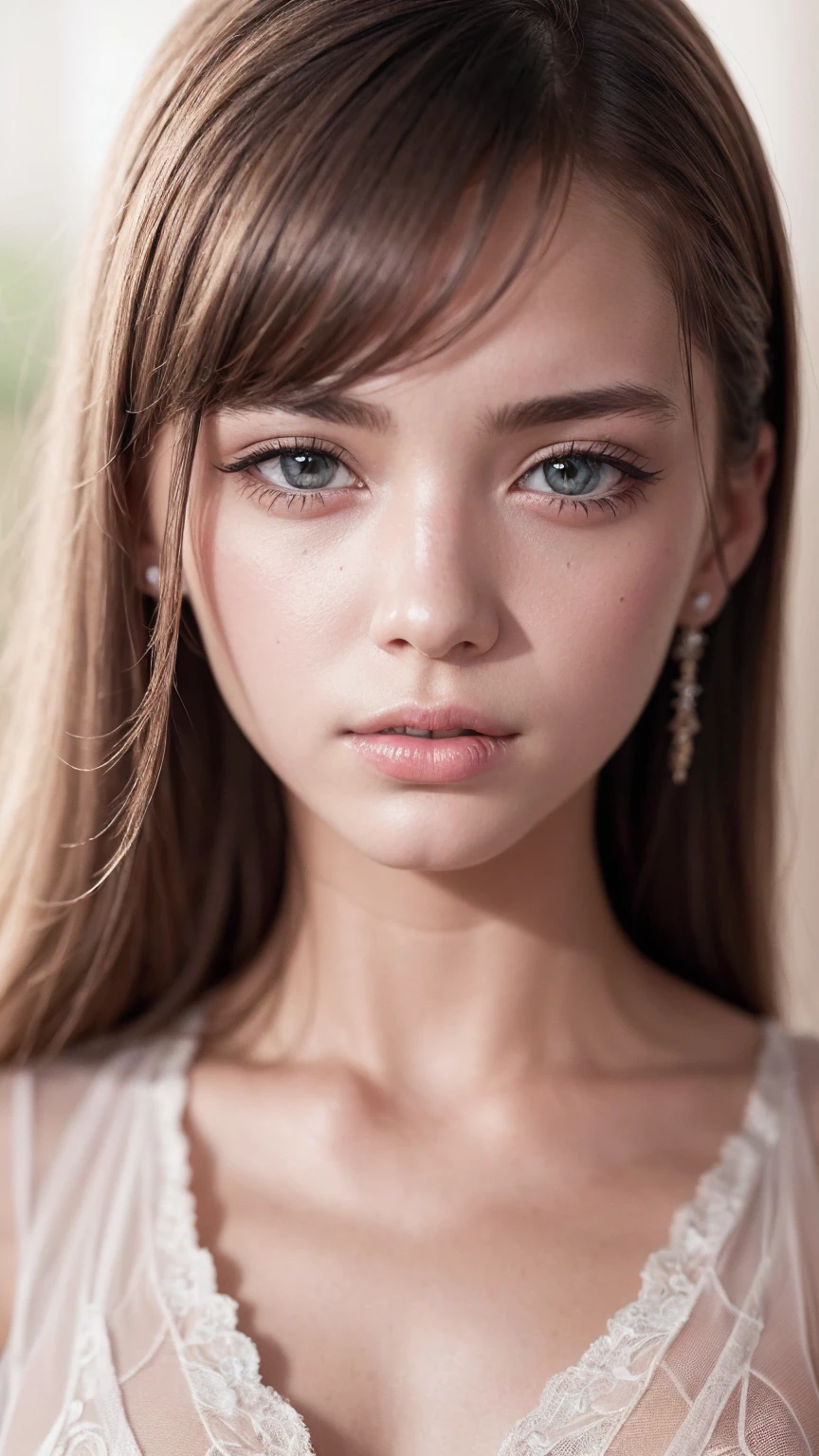 beautiful detailed eyes, beautiful detailed lips, extremely detailed eyes and face, longeyelashes, 1girl, sitting on a chair, , adorable, cute, innocent, , porcelain skin, (best quality,4k,8k,highres,masterpiece:1.2),ultra-detailed,(realistic,photorealistic,photo-realistic:1.37), studio lighting, hyper detailed, intricate details, delicate, soft lighting, warm colors, pastel colors