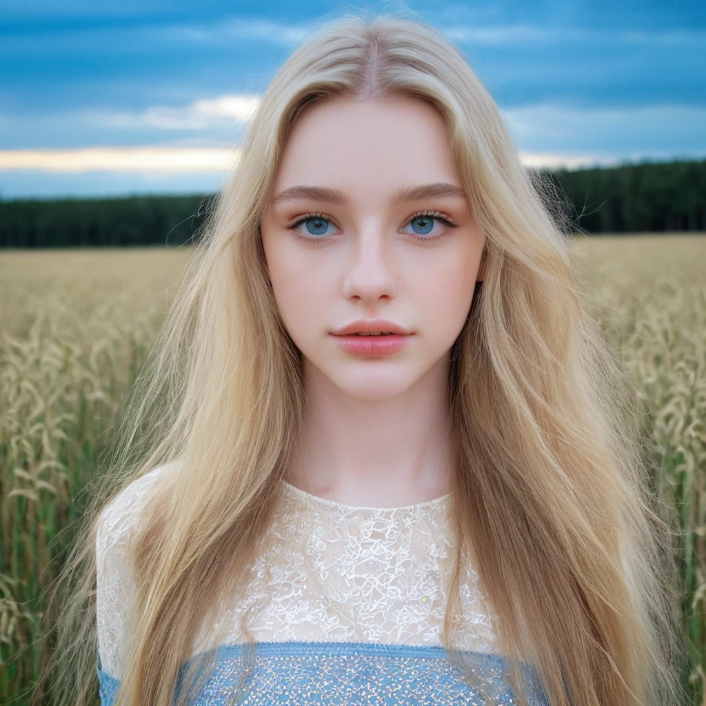 ((intricate details, pale skin)), solo, very detailed, detailed face, very long hair, picture of a beautiful young woman, NOT Dasha Taran, sfw, ((natural blonde hair)), High Definition RAW Photography, 16k photography, (full body), standing, delicate facial features, pretty face, detailed full body, visible from head to knees, (bright sky-blue eyes:1.2), mesmerizing eyes, emotive longing expression, (cinematic, film grain:1.1)