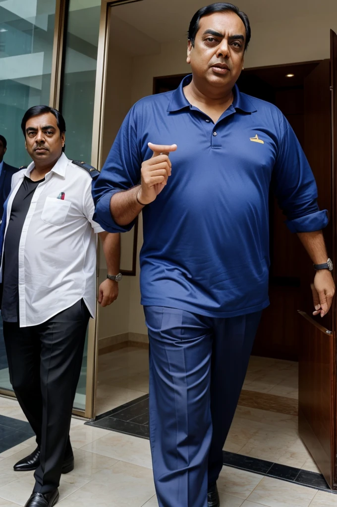 Mukesh ambani as a thief man