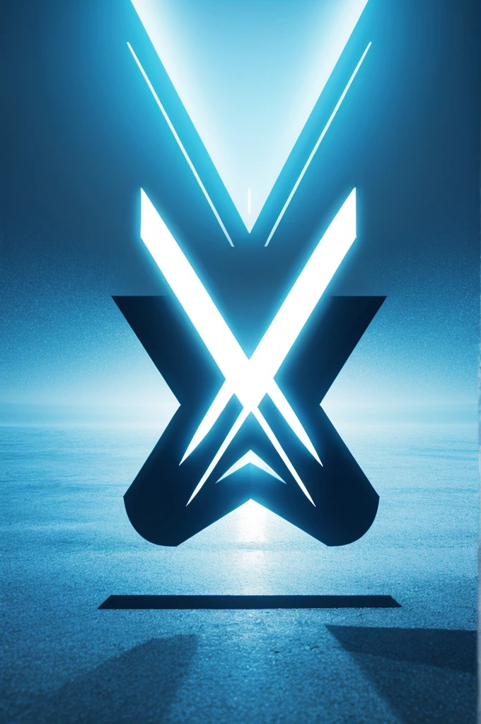 Create a x logo in gaming style