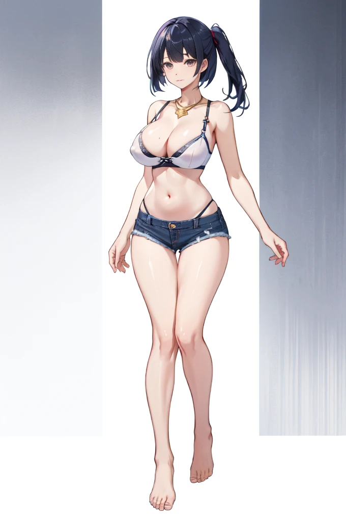 NSFW、(masterpiece、Highest quality:1.2)、1 person、solo、M字Leg spread、Leg spread座り、White string panties、Open legs、Legs open、Leg spread、(Big Tits、Big Breasts、Transparent breasts)、In town、congestion、belly button、Thigh、(Big Tits、Big Breasts、Transparent breasts)、(Erect nipples、black tank top shirt、black bra top、Low rise、belly button、Navy blue denim short skirt、Micro Mini Skirt、White string panties、Gold Necklace)、(Big Tits、Big Breasts)、(tall、Toned body、slim body、Brown Skin、Sunburn、Big Breasts)、(Slanted Eyes、Dark Eyes)、(Sexy look、Erotic look、Estrus、Lust)、((black hair medium straight、Black hair medium bob))、In town、Female teacher, 23 years old、Rumiko Honjo、((masterpiece))、((Highest quality))、((detailed)、((Adult female))、photograph、美しくdetailedな顔、detailedな目、独奏、