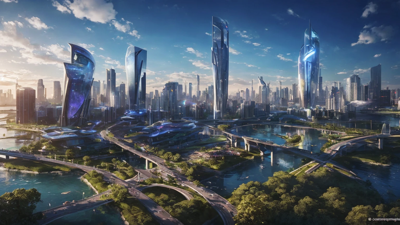 (Best quality,4K,8K,A high resolution,Masterpiece:1.2),Ultra-detailed,(Realistic,Photorealistic,photo-realistic:1.37),Futuristic floating city,Futuristic technology,Huge urban high-tech tablet platform,Airship,Floating in the sky,Futuristic city,Small airships around,High-tech hemispherical platform,Colorful lights,Advanced architecture,modernn architecture,skyscrapper,Access the cloud,Scenic beauty,view over city,Impressive design,Blend seamlessly with nature,energetic and vibrant atmosphere,Futuristic transportation system,Parking is suspended,Transparent path,Lush greenery,Sky gardens,cascading waterfalls,Magnificent skyline,reflections on the water,Sparkling river,Architectural innovation,futuristic skyscrapers,Transparent dome,The shape of the building is unusual,Elevated walkway,Impressive skyline,Glowing lights,Futuristic technology,Minimalist design,Scenic spots,Panoramic view,Cloud Piercing Tower,Vibrant colors,epic sunrise,epic sunset,Dazzling light display,magical ambiance,The future city,Urban Utopia,LuxuryLifestyle,Innovative energy,sustainable development,Smart city technology,Advanced infrastructure,Tranquil atmosphere,Nature and technology live in harmony,Awesome cityscape,Unprecedented urban planning,Architecture connects seamlessly with nature,High-tech metropolis,A cutting-edge engineering marvel,The future of urban living,Visionary architectural concept,Energy-efficient buildings,Harmony with the environment,A city floating above the clouds,Utopian dreams become reality,The possibilities are endless,State-of-the-art transportation network,Green energy integration,Innovative materials,Impressive holographic display,Advanced communication system,Breathtaking aerial view,Quiet and peaceful environment,Modernist aesthetics,Ethereal beauty
