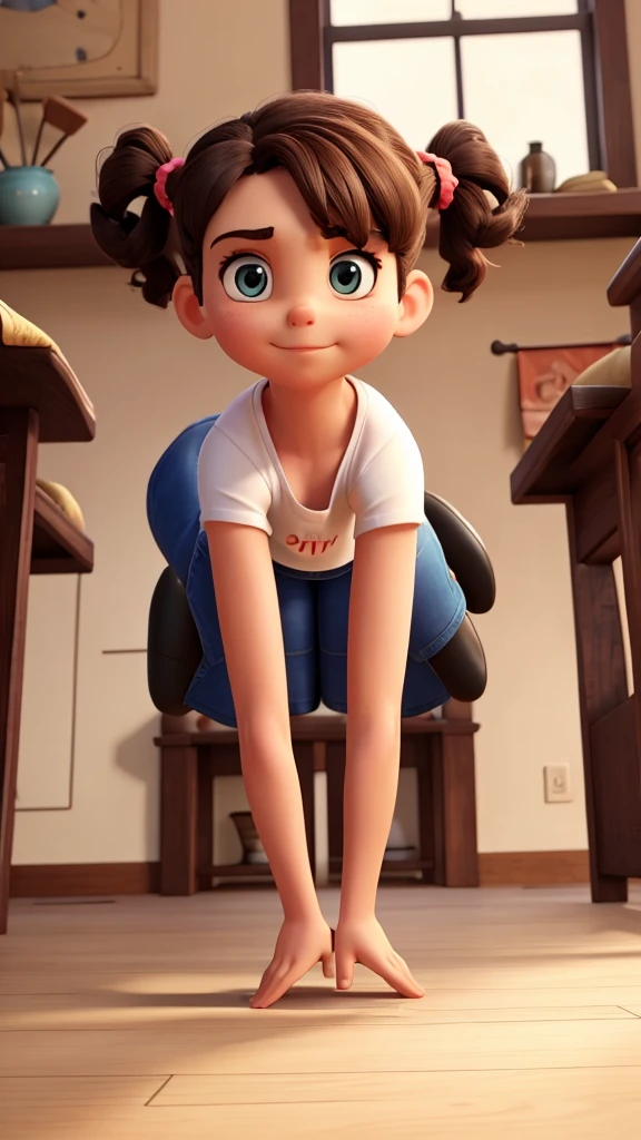 Arms doing push-ups 
