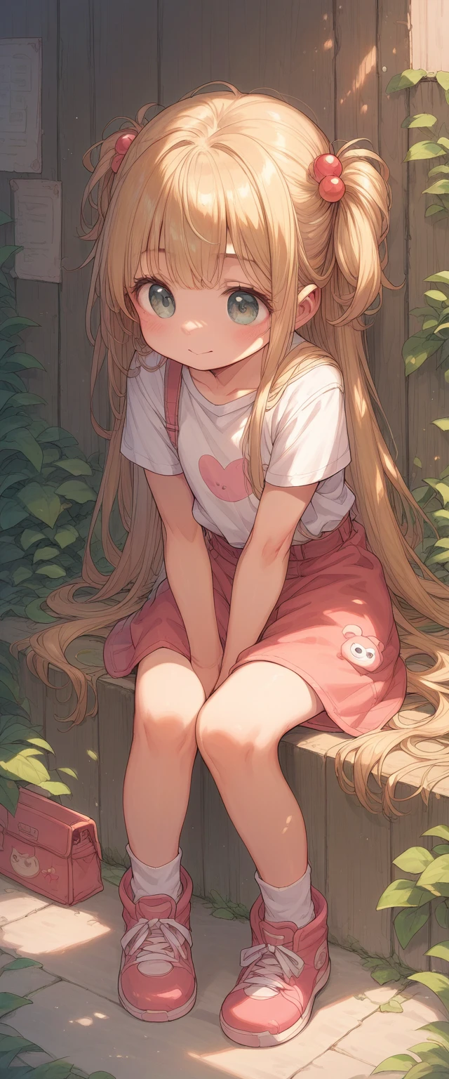 Blonde　Twin tail hair　Super cute cute cute cute girl　Very young, very young, very young body type　A girl&#39;s pussy being fucked by many men、mouth、Anal penetrated by penis　A huge amount of semen is ejaculated from the penis