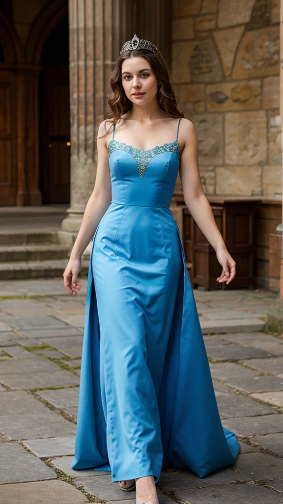 Beautiful Female ,Medieval princess, Long Dress