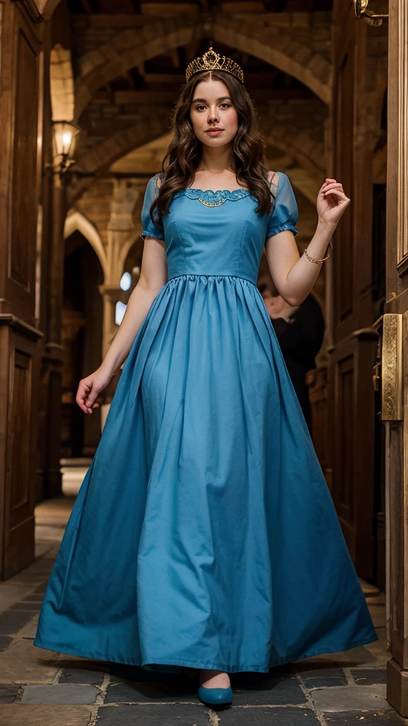 Beautiful Female ,Medieval princess, Long Dress