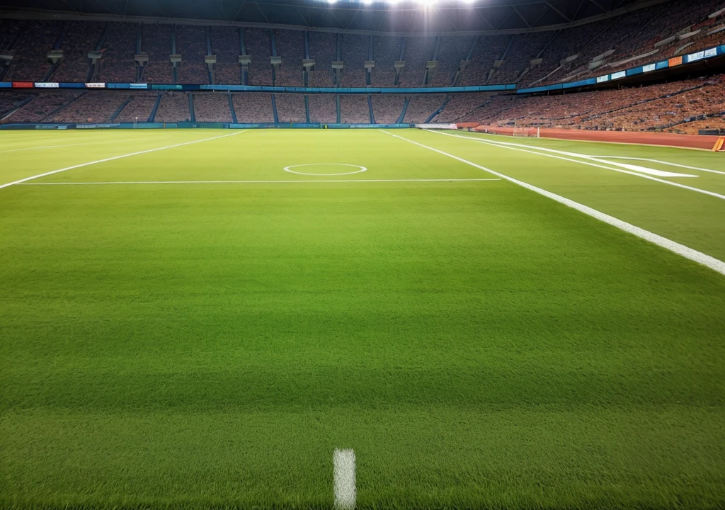 football field, grass, goal