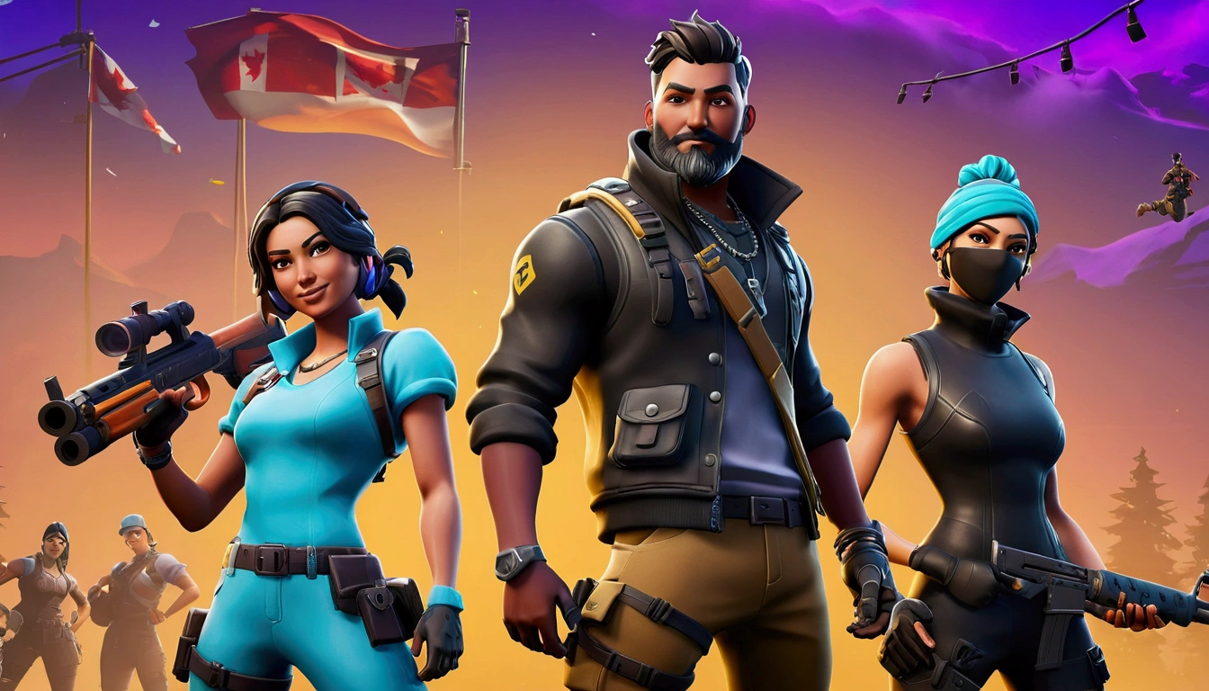 create stylish Fortnite character for Canada