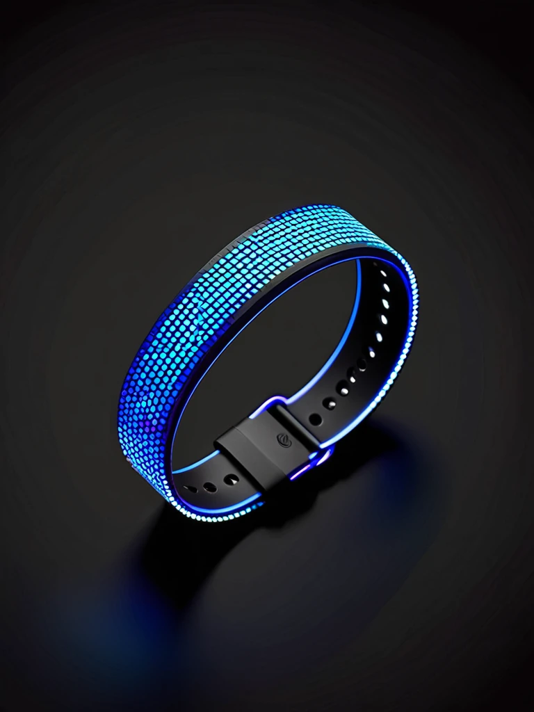 Create a cute and playful logo for "Xylo Band," a wristband featuring LED pixels with lots of colors. Incorporate elements related to LED lights in a pixelated style, using vibrant colors like red, blue, green, and yellow. Design the title "XYLO BAND" in a friendly and playful font, integrating it seamlessly with the pixelated LED motif. Ensure the logo is visually appealing and suitable for a fun, high-tech wearable product.
