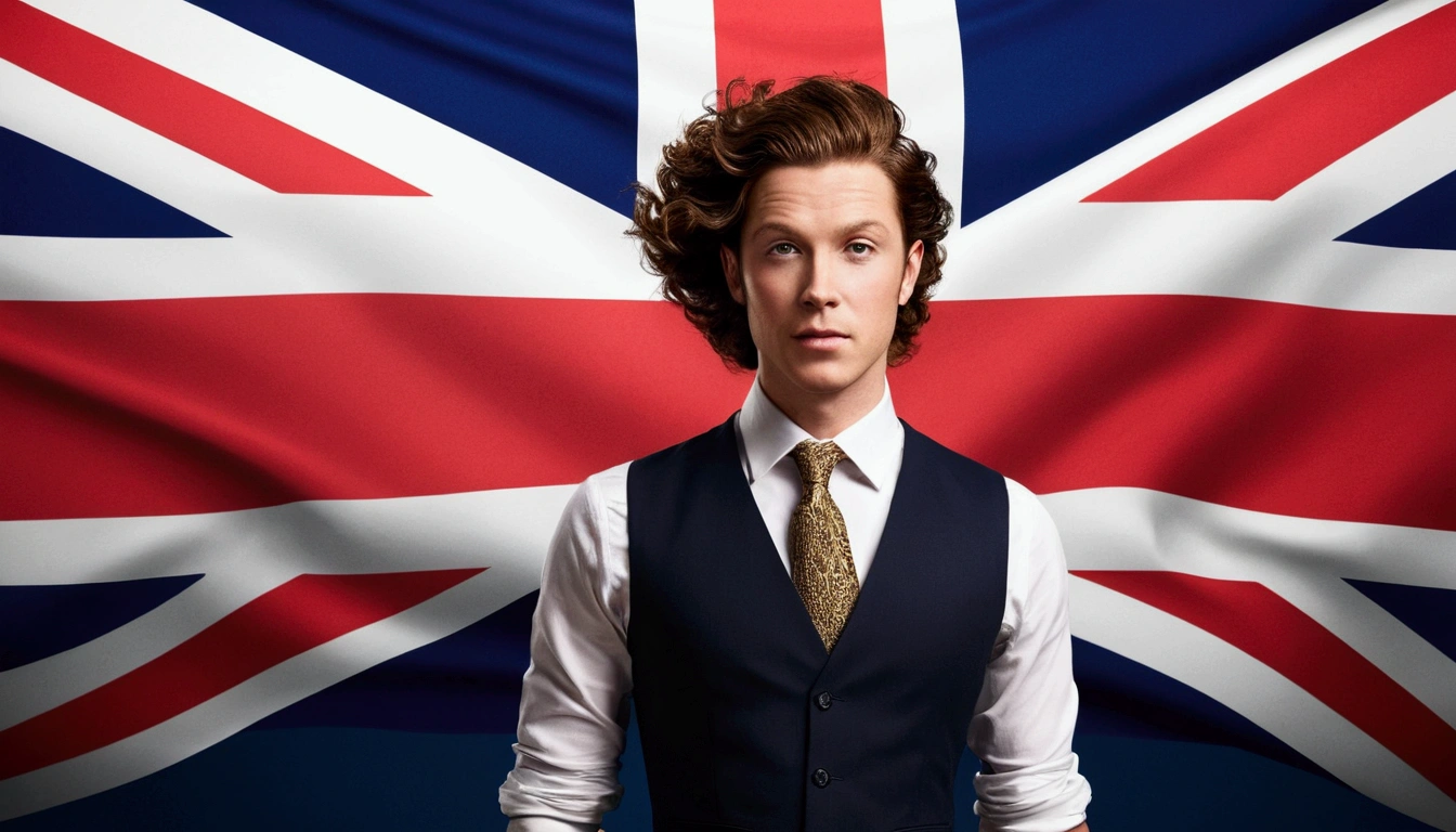 create stylish character for United kingdom
