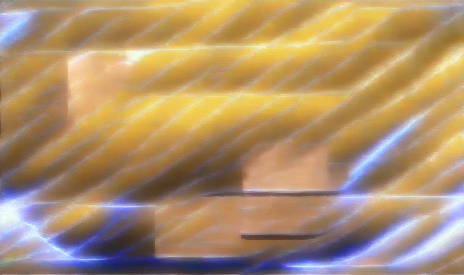 1boy, Vegeta, from Dragon Ball Z, masterpiece, best quality, very aesthetic, absurdres, saiyan, green eyes, spiked hair, (yellow hair:2), shirtless, blue skintight pants, white gloves, (huge muscles:2.5), dragonballartstyle, in the style of Akira Toriyama, outdoors, flat-top mountains, abs, yellow aura, electricity, (smaller head:3)