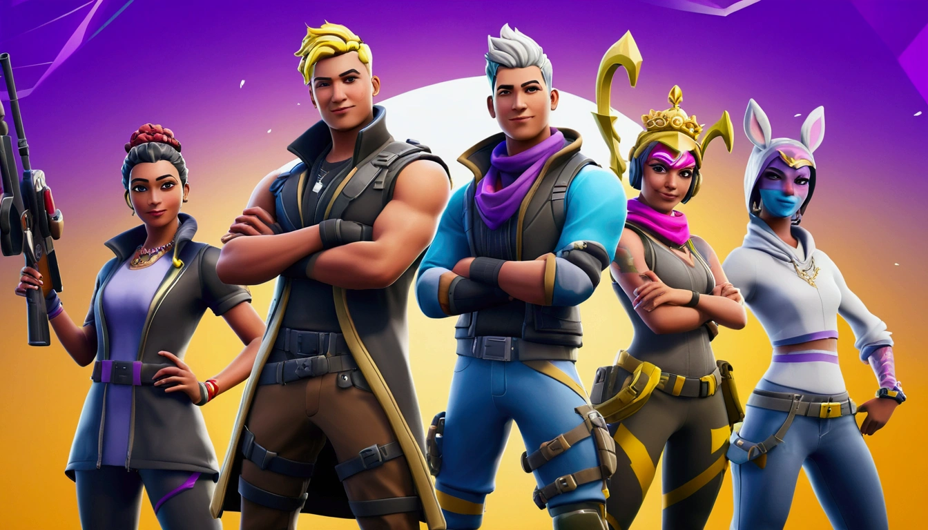 create stylish fortnite character for United kingdom