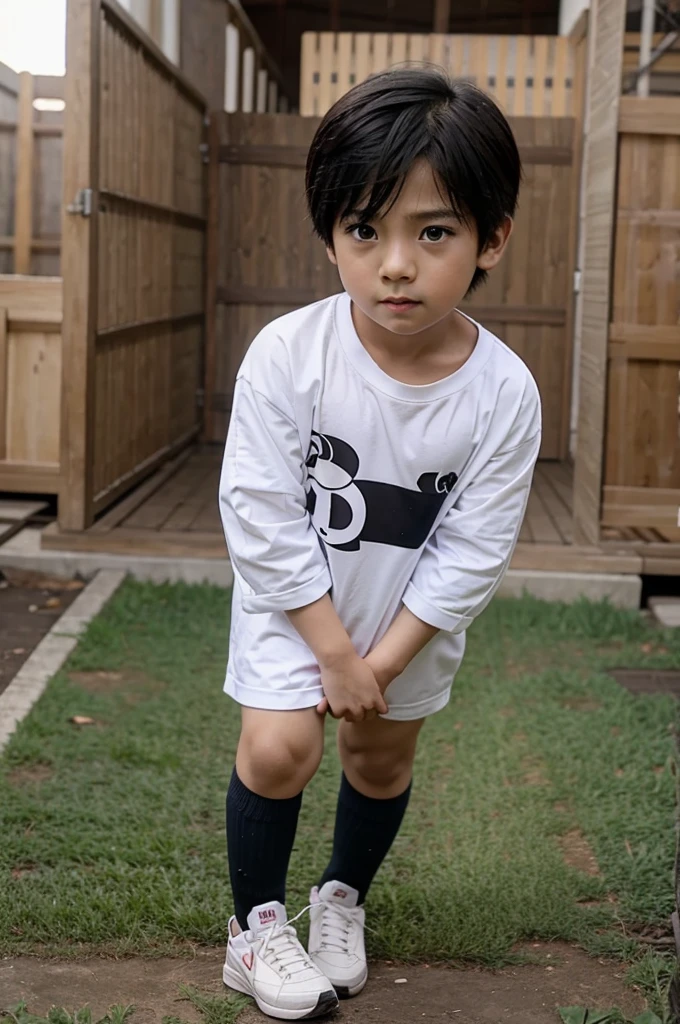 ANime anak kecil bermain bola