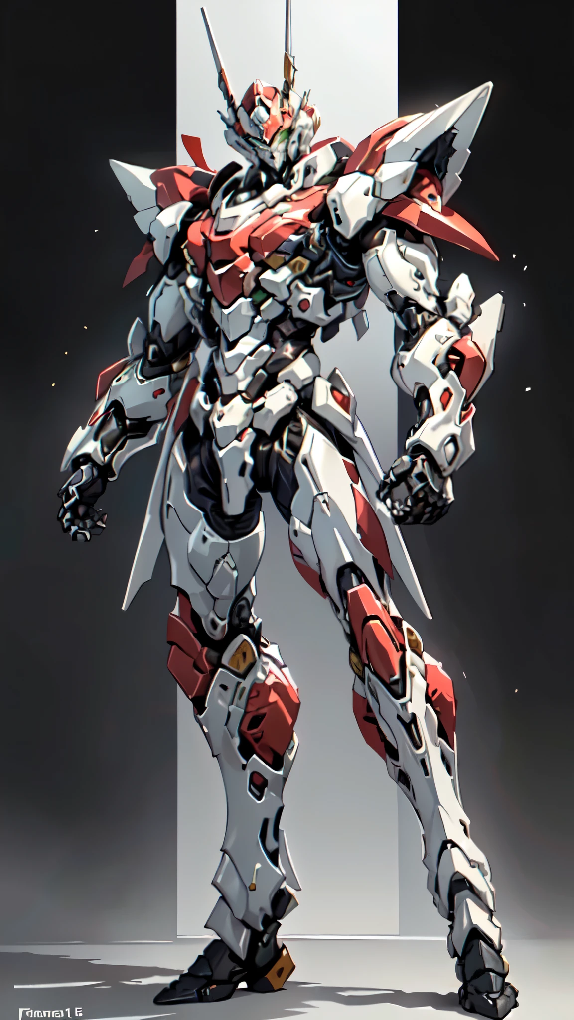 (masterpiece:1.5, best quality:1.5, extremely delicate:1.5, foreshortening:1.5, dynamic angle:1.5), a man wearing a full-face helmet, a fantasy-style biotech armored combat suit, green eyes, (a composite layered chest armor), fully enclosed shoulder guards, matching arm and leg guards, belt of Neon circuit, (the color scheme is primarily white with red green accents), the design balances heavy with agility, a high-tech bio-mecha armor, (Armor Concept Inspired by neon Cyberpunk, stand on the top of a skyscraper in a futuristic sci-fi city), this character embodies a finely crafted fantasy-surreal style armored hero in anime style, exquisite and mature manga art style, (element, plasma, energy, the armor glows), ((male:1.5)), metallic, high definition, highres, ultra-detailed, ultra-fine painting, professional, perfect body proportions, golden ratio, anatomically correct, symmetrical face, extremely detailed eyes and face, high quality eyes, creativity, RAW photo, UHD, 32k, Natural light, cinematic lighting, masterpiece-anatomy-perfect