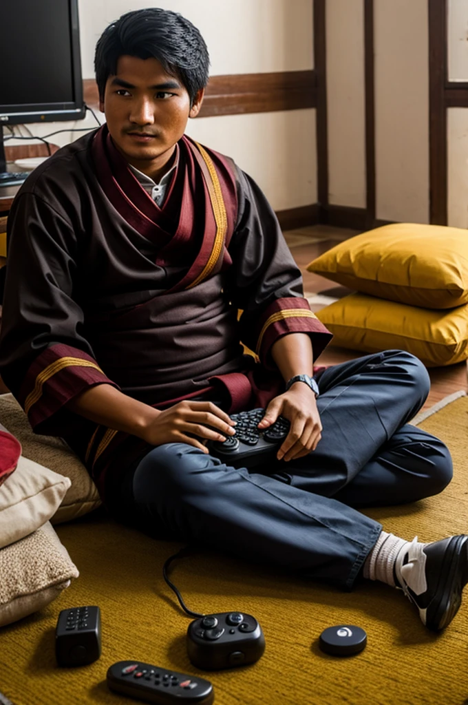 Bhutanese gamer