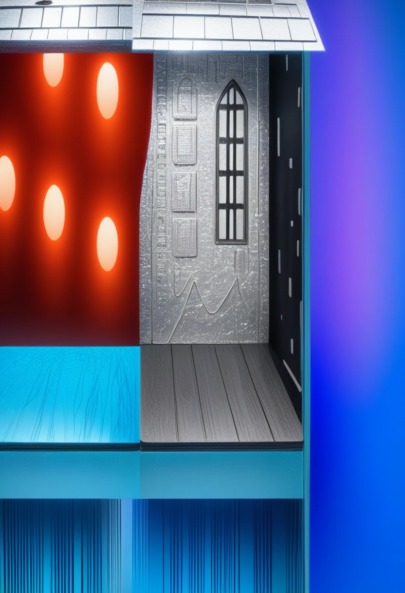 3d render, glossy texture, smooth 3d model, multiple light sources, rim light, sharp post effects render, (glossy plastic texture with multiple big light probe refractions), perfect cgi, smooth silhouette, high intensity refraction, (super glossy material), most beautiful vfx , blue background, plastic refractions, realistic, 4k, high resolution, rim light, photo shoot, commercial photo, profile shot, 4k, rim light, high resolution, 4k, glossy texture, smooth 3d model, multiple light sources, rim light, sharp post effects render, (glossy metallic texture with multiple big light probe refractions), perfect cgi, cgi art created only with gradients, smooth silhouette, high intensity refraction, (super glossy chrome material), most beautiful vfx, blue background, chrome metal refractions, multiple light sources, rim light, sharp post effects render, perfect cgi, digital art, detailed digital art, reflective, best quality, 4k, masterpiece:1.2, ultra-detailed, realistic, vivid colors, dark and moody lighting, The image of the highest quality, ensuring every detail is showcased perfectly. It in 4k resolution, allowing viewers to immerse themselves in the richness of the colors and intricate details. The realistic rendering. under the spotlight, reflecting, high-resolution image, realistic rendering, dark background, and rim light photorealistic The image features three characters standing in front of three houses. The characters are a red-haired mermaid, a purple cat, and an orange dog. They are each holding a yellow maraca