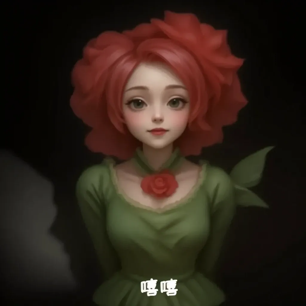 快乐的 Rose Gril 的数字艺术作品, 质量最好, 高分辨率, 4K