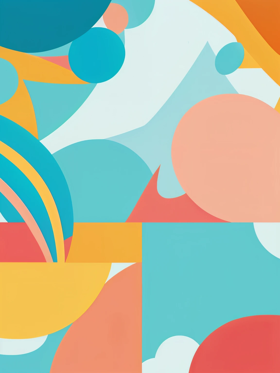 Illustration background,Simple,Composed of color changes,Refreshing