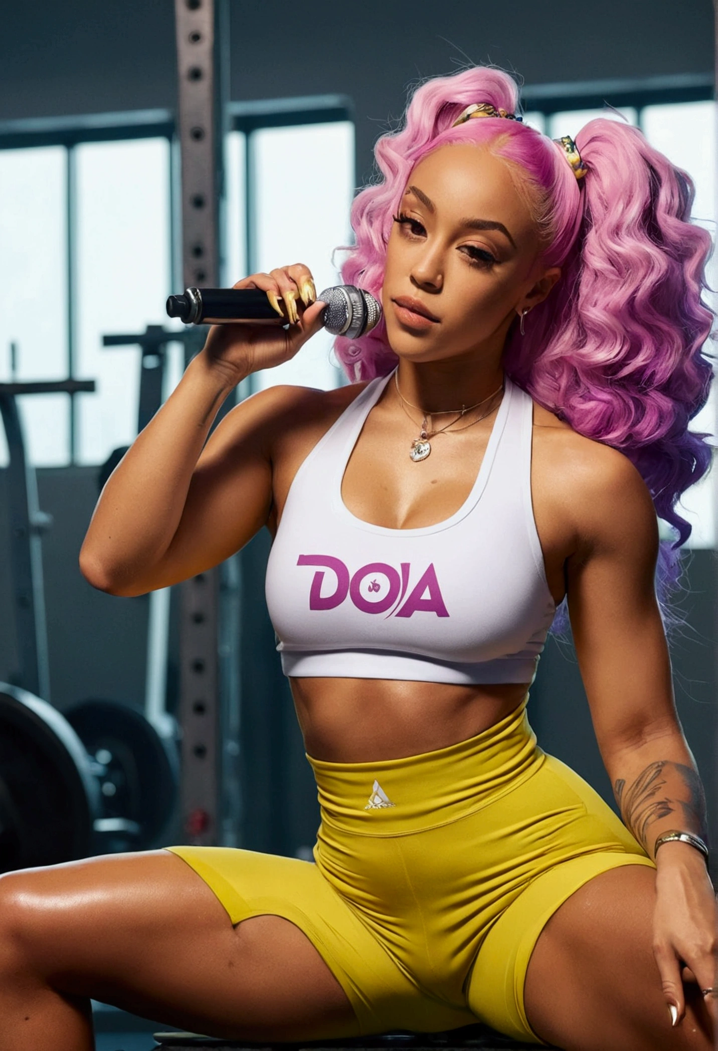 DOJA CAT IN MUSCULATION