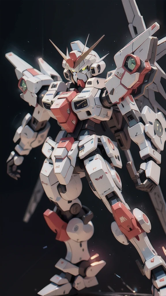 Gundam,Solitary,green_Eye,permanent,No_Humanity,Luminescence,,Mecha,Luminescence_Eye,clasped_hand,_novel,Watching_First,V-Fin,Mobile_Set,
light,Strong contrast,Rich in details,best quality,masterpiece,White background,
