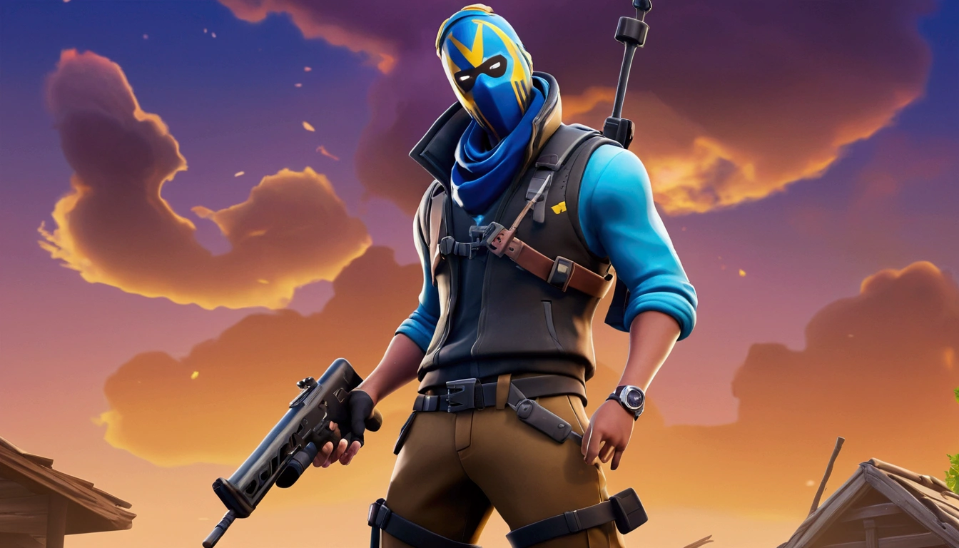 create stylish fortnite character for Finland