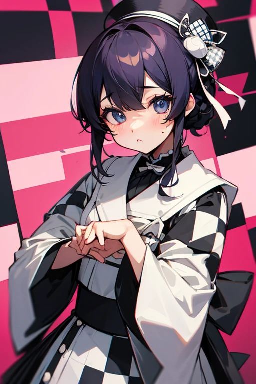 MS. cute、Taisho、Checkerboard Pattern、Beautiful Eyes、Embarrassing、