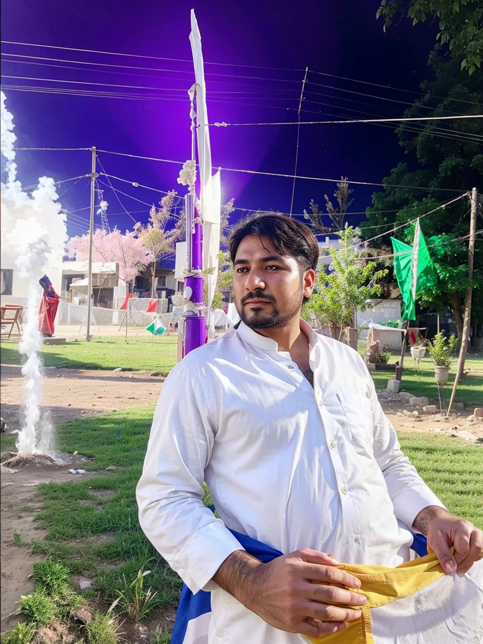 Make my photo with Afghanistan national flag