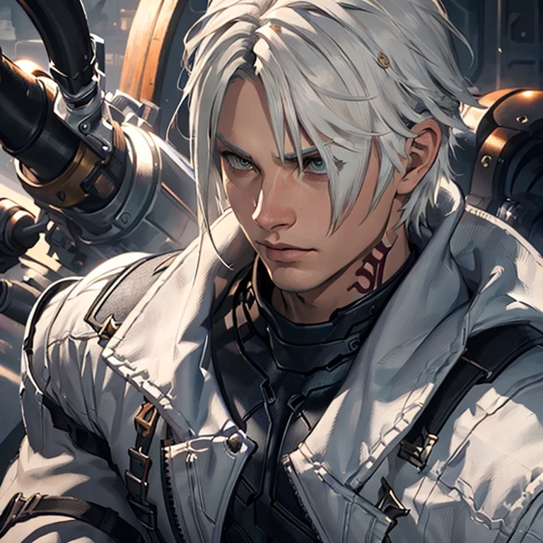 Thancred Waters,,(masterpiece:1.4),(best quality:1.4), (amazing), (great illustration:1.4), (ultra-detailed:1.4), (art CG, 8K),(1man:1.4),solo,