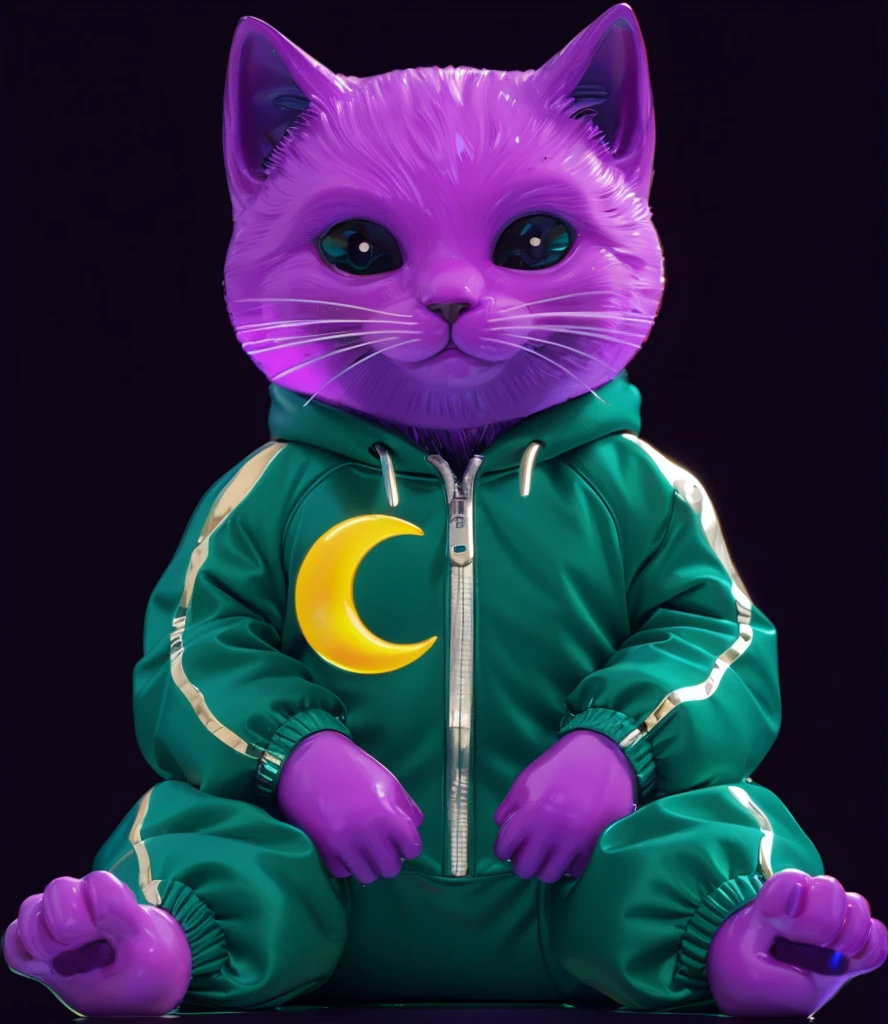 3d render, glossy texture, smooth 3d model, multiple light sources, rim light, sharp post effects render, (glossy plastic texture with multiple big light probe refractions), perfect cgi, smooth silhouette, high intensity refraction, (super glossy material), most beautiful vfx , blue background, plastic refractions, realistic, 4k, high resolution, rim light, photo shoot, commercial photo, profile shot, 4k, rim light, high resolution, 4k, glossy texture, smooth 3d model, multiple light sources, rim light, sharp post effects render, (glossy metallic texture with multiple big light probe refractions), perfect cgi, cgi art created only with gradients, smooth silhouette, high intensity refraction, (super glossy chrome material), most beautiful vfx, blue background, chrome metal refractions, multiple light sources, rim light, sharp post effects render, perfect cgi, digital art, detailed digital art, reflective, best quality, 4k, masterpiece:1.2, ultra-detailed, realistic, vivid colors, dark and moody lighting, The image of the highest quality, ensuring every detail is showcased perfectly. It in 4k resolution, allowing viewers to immerse themselves in the richness of the colors and intricate details. The realistic rendering. under the spotlight, reflecting, high-resolution image, realistic rendering, dark background, and rim light photorealistic The image features three characters standing in front of three houses. The characters are a red-haired mermaid, a purple cat, and an orange dog. They are each holding a yellow maraca