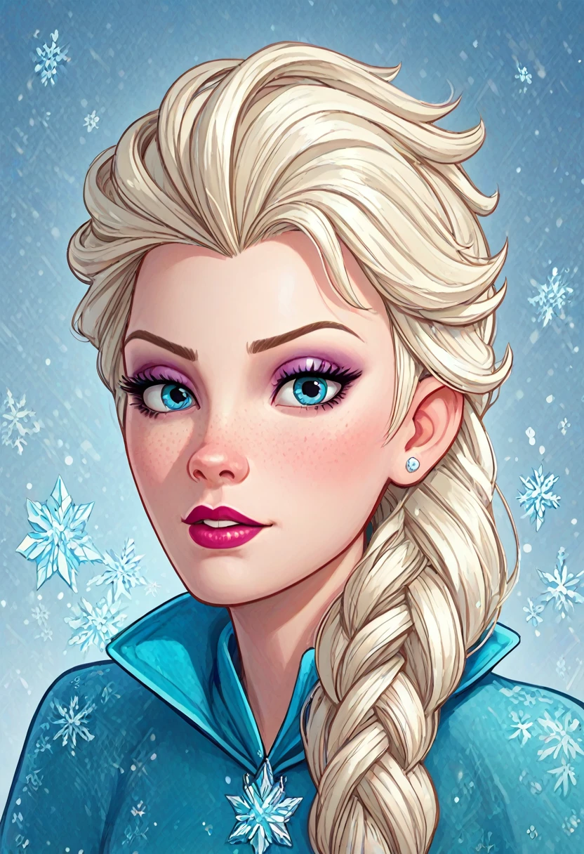 Girl, frozen, Elsa