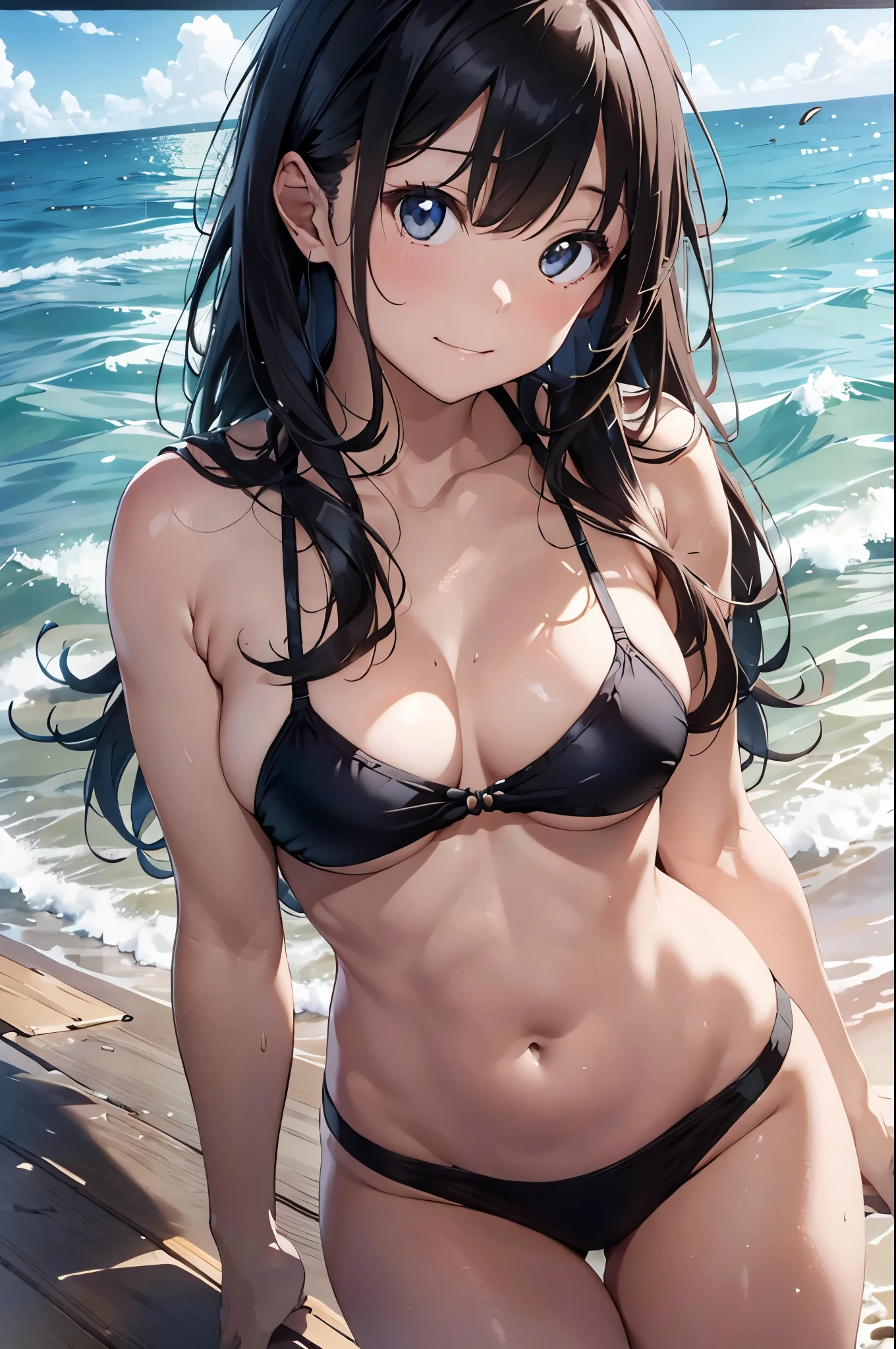 以下は2000文字of詳細なプロンプトです::
--- Very detailed, Realistic, high-resolution 4K image of a beautiful woman standing topless by the seaside. of woman is the main focus of the image, with every detail of her appearance meticulously depicted to emphasize her natural beauty and the artistic nature of the scene. She has been a long time, Flowing, Wavy hair cascading down the back, catching the sunlight and shimmering with natural highlights. 彼女of肌は日焼けしている, Give her health, Shining and contrasting beautifully with bright light, 彼女of後ろには澄み切った青空.
Her eyes are expressive and captivating, reflecting the joy and warmth of a perfect summer day. She's gentle, warm smile that exudes confidence and contentment, inviting viewers to share in the serene and blissful atmosphere of the seaside. Her features are soft and harmonious, 自然な優雅さが彼女of魅力をさらに引き立てる.
of woman is standing confidently topless, emphasizing her natural beauty and the of the summer beach setting. 彼女of姿勢はリラックスしていながらも落ち着いています, embodying a sense of ease and grace. 彼女of肩は少し後ろに引かれている, and her arms hang naturally at her sides, 彼女of姿勢of自然な美しさをさらに引き立てている. of focus on her toplessness is tasteful and artistic, ensuring that the image remains elegant and sophisticated.
of background of the image features a stunning seaside landscape, In the endless blue sky, ふわふわof白い雲が点在. of gentle waves of the ocean lap at the shore, creating a soothing and rhythmic backdrop that complements the tranquility of the scene. of sandy beach extends into the distance, with the golden grains of sand sparkling in the sunlight.
In the distance, a few beachgoers can be seen enjoying the sun and sea, Enhance the tranquil atmosphere. of overall atmosphere of the image is bright, warm, and summery, 喜びof気持ちを呼び起こす, relaxation, and . of