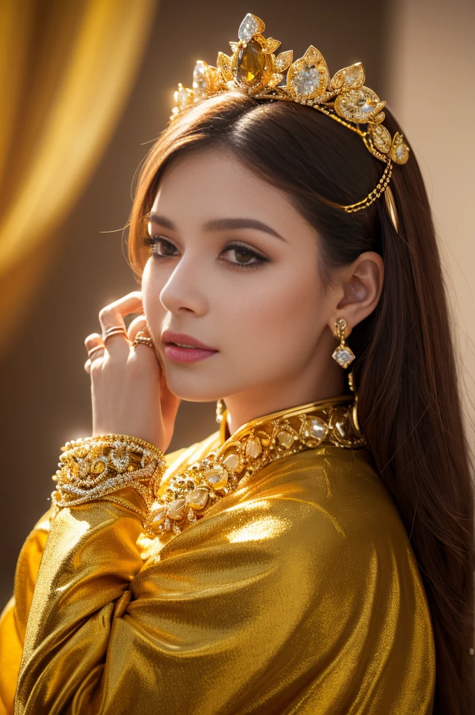 "(best quality,4k,8k,highres,masterpiece:1.2),ultra-detailed,(realistic,photorealistic,photo-realistic:1.37),close-up shot of a ring encrusted with yellow gemstones and diamonds,9K,9k,yellow jade,16K,16k,yellow jade and other jewelries,8K,4K,12k,12k,the band is horizontal,4K,8K,amber,birthday,8K"