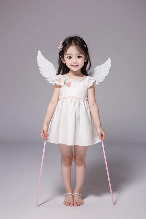 Cupid of Love(child)6Generate a full-body image with a head-to-body ratio