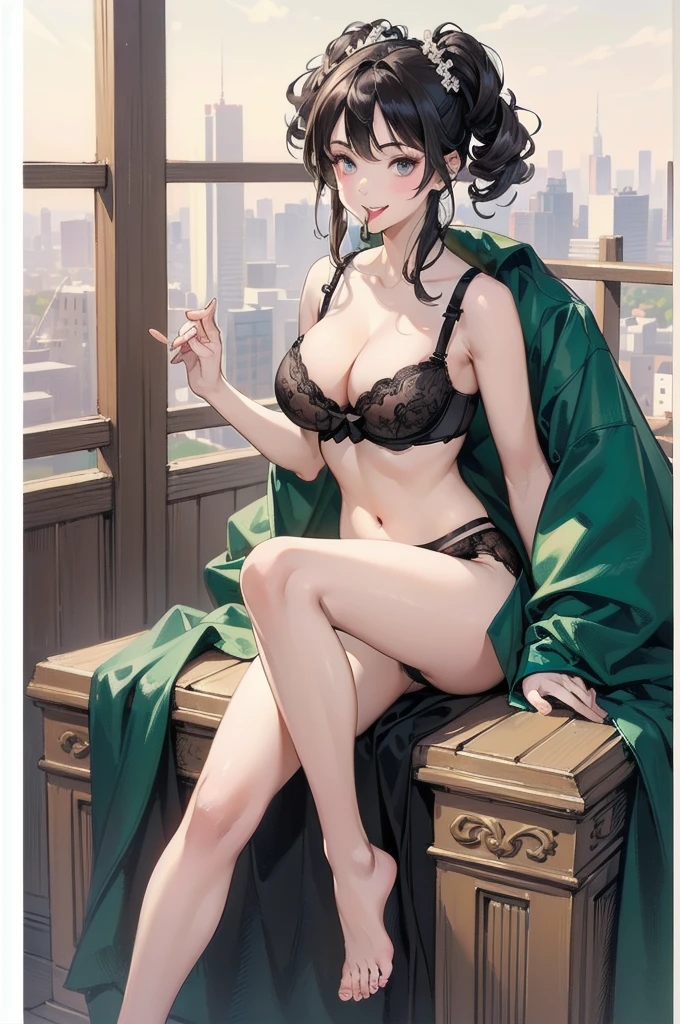 ((Highest quality, 8k, masterpiece: 1.3)), Sharp focus: 1.2, View your viewers, Perfect Style, (((Spread your legs, Sit with your knees bent)))), (Open your mouth: 1.5), (close your eyes: 0.88), Attractive feminine body, beautiful, beautiful, The most famous in the world, (Ultra-realistic), (Photorealistic), (Increased resolution), (8k), (Very detailed), (Best Photos), (Beautiful and detailed eyes), (Highest quality), (Super detailed), (masterpiece ), ( wallpaper), (Detailed face), alone, 1 Girl, View your viewers, Fine details, Detailed face, Pure Erotic Face Ace_v1, smile, Half Body, See-through underwear, white, Long legs, Narrow waist, Hips, Ultra-fine makeup, Ultra-fine fiber material, Spread your legs, Browsing Caution Tabletop, Highest quality,
Super detailed, In detail, High resolution, In 8K,
((Photorealistic:1.4, Raw photo, 超A high resolution,Best image quality: 1.4)),
wallpaper,
((Perfect body composition 1.5)),
beautiful細かい目, Natural color lip,
((穏やかなsmile:1.5)),
((Random cute hairstyles)),
((Quite large breasts:1.2)),
((from the front:1.5)),
((Proudly、Look under the eyes、Proudly、Mole on arm:0.9)),
((Randomly blurred background)),((The Sunset Sun)),((I can see her big cleavage:1.5)),
((Random and cute expressions)),,
Highly detailed and professional lighting、
Perfect dynamic composition, beautiful細かい目,((Leaning forward significantly)), ((Cute underwear in random colors:1.6)),((No bra:1,5)),((smile,Harajuku)),((sexy shot looking at camera))