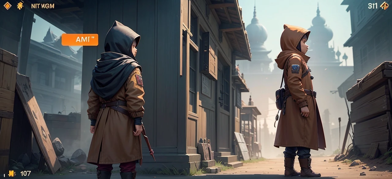 The image shows a screenshot of a mobile game with a character named Jawa Barat, displaying their profile and achievements.