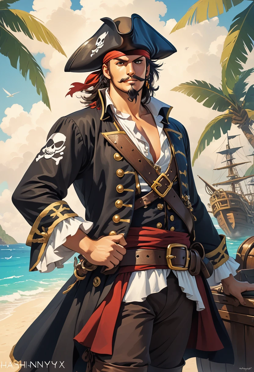 guy, Pirate, HashbinPnyXL