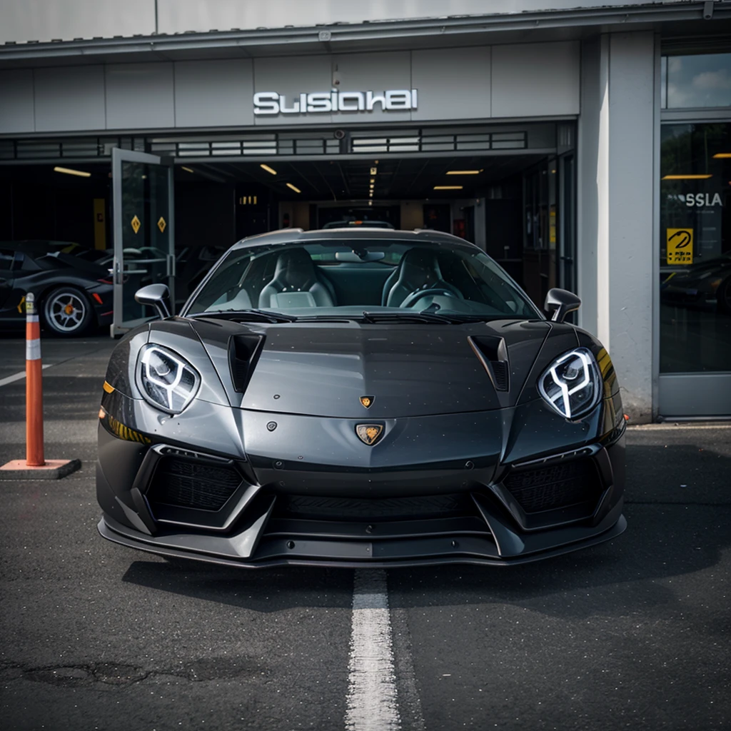 Combine porsche 911 and lamborghini aventador svj