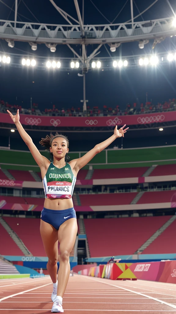 Competing in athletics on the Olympic stage