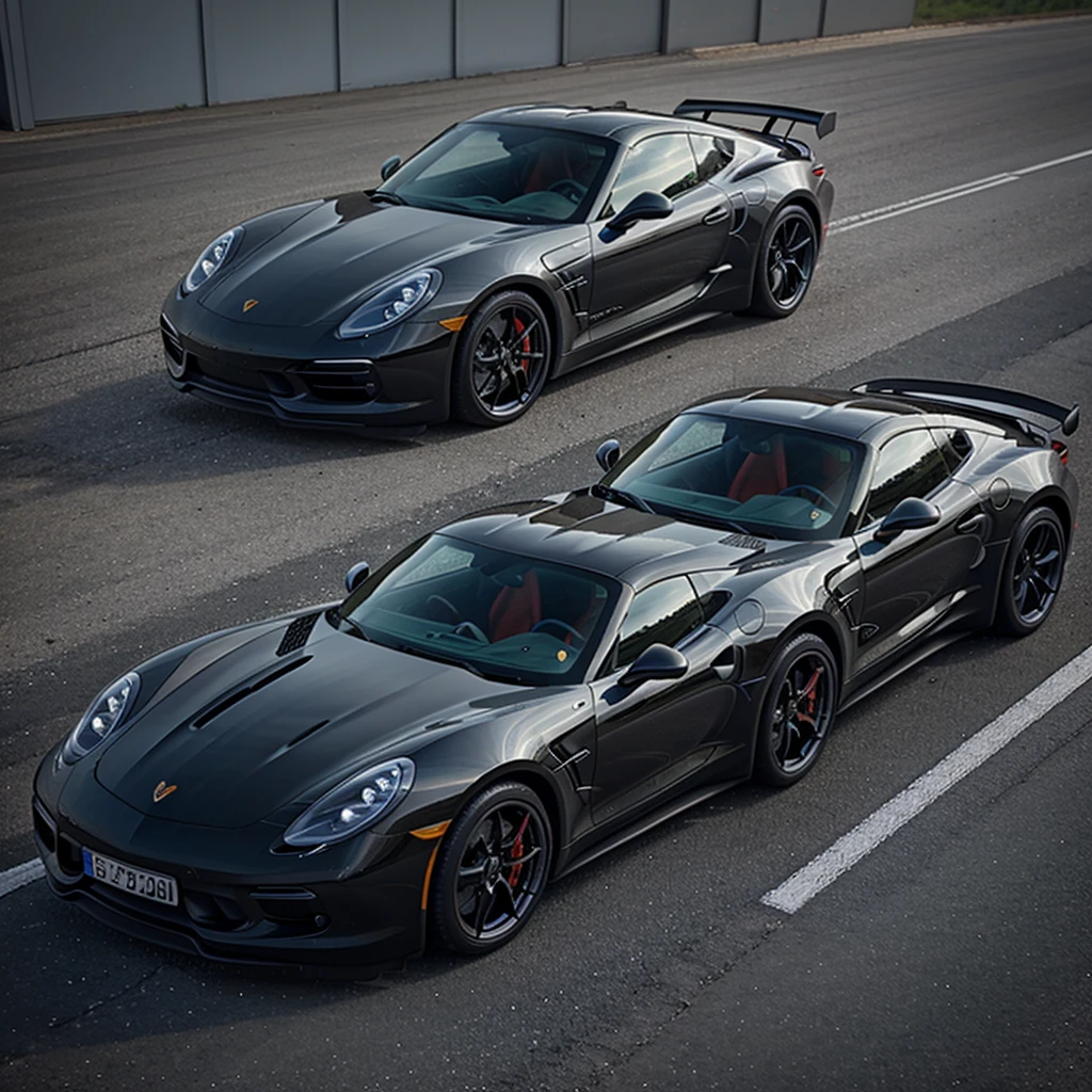 Combine porsche 911 and corvette stingray z8
