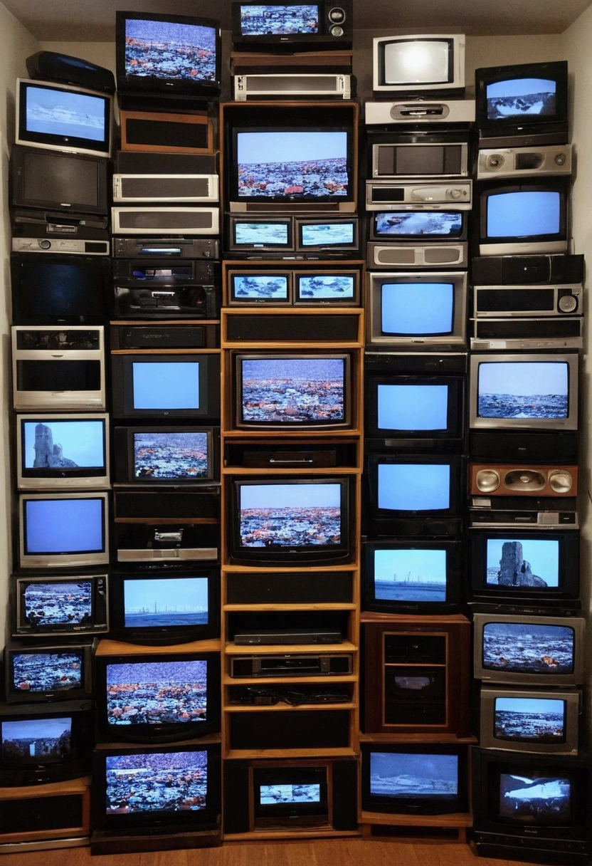 Stack a mountain of TVs