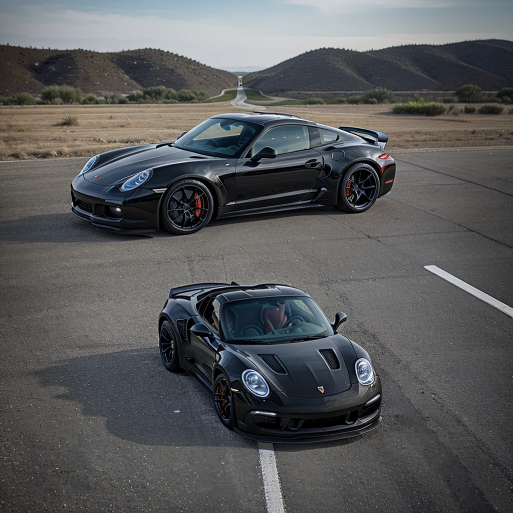 Combine porsche 911 and corvette z06