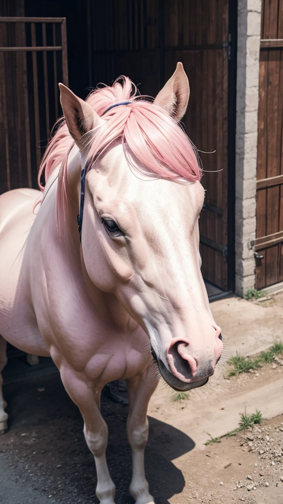 pink horse