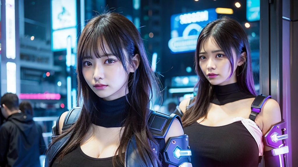 Highest quality cyberpunk Big Breasts