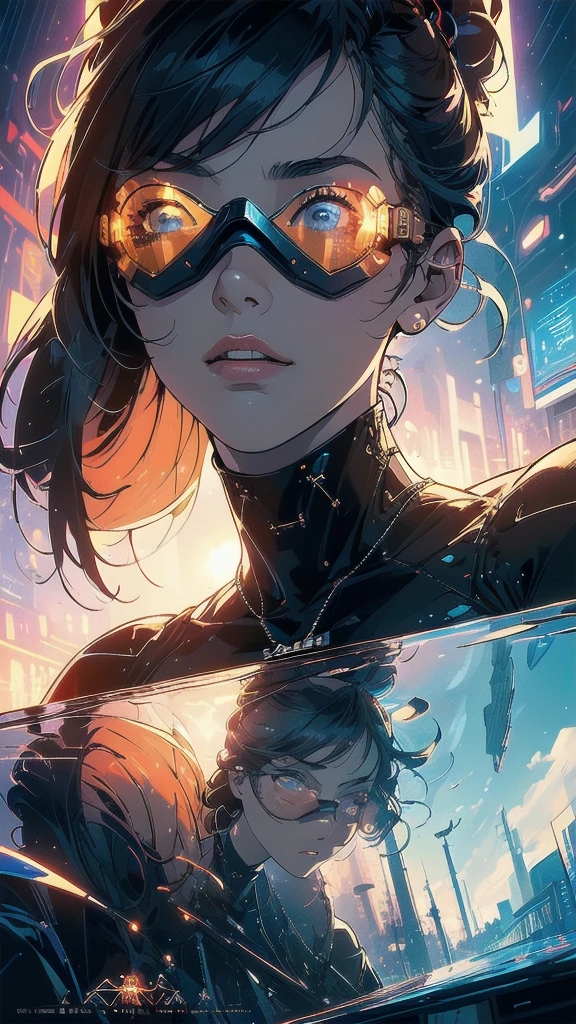 (((masterpiece, highest quality))),(((solo:1.2))),(((1girl:1.2))),(((32k wallpaper))),(very detailed, vintage science fiction),((((((geometric cinematic movie poster)))))), (bauhaus), shape,(((abstract))),(mid century modern),movie poster,(((((portfolio))))),(((((Close-up))))),(((((bust up))))),((((more various angle)))),(((ultimate highlight))),Vast landscape,((((complete. detailed face)))),(((Extremely talented))),(((most complecated machine))),(((text))),(((typography))),(((sentence))),(((Label))),(detailed movie poster),(((((best complicated machine))))),(((((genius mechanic))))),(((gorgeous light leak))),(((Extremely colorfuly))),(((Infrared Goggles))),(((reflection lens)))