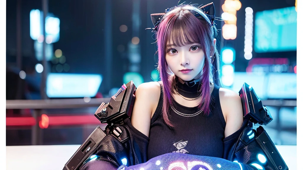 Highest quality　cyberpunk cute