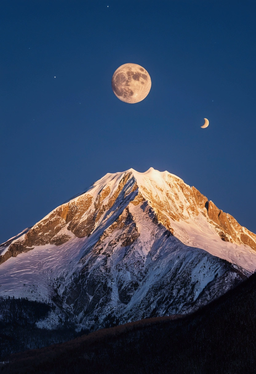 Sun Moon Mountain Photos