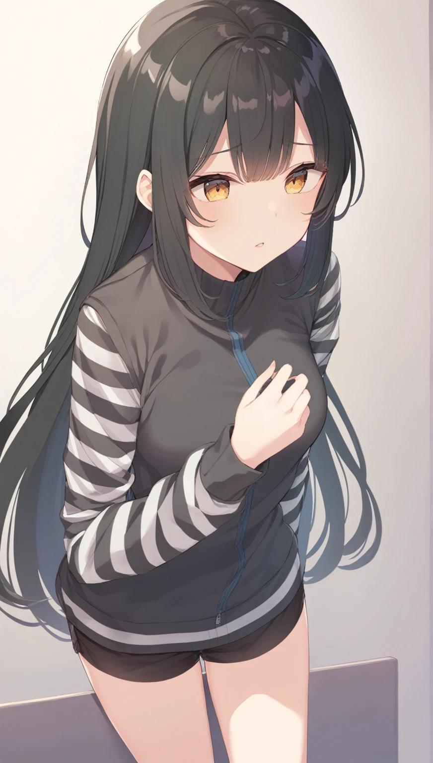 Black hair stripes